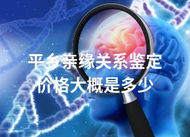 平乡亲缘关系鉴定价格大概是多少