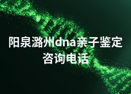 阳泉潞州dna亲子鉴定咨询电话