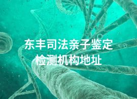 东丰司法亲子鉴定检测机构地址