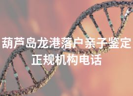 葫芦岛龙港落户亲子鉴定正规机构电话