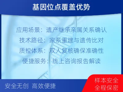 周口项城-叔侄亲缘关系鉴定-检测流程
