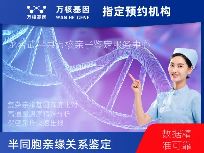 龙岩市武平县同父异母或同母异父亲缘关系鉴定