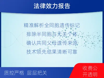 漳州芗城-全同胞亲缘关系鉴定-检测流程