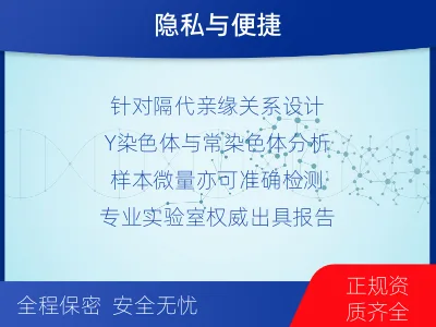 六安叶集-祖孙亲缘关系鉴定-报告解读
