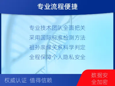 白银景泰-祖孙亲缘关系鉴定-适用人群