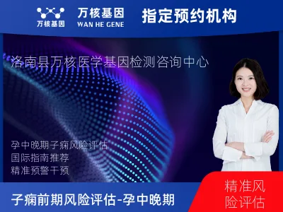 商洛市洛南县子痫前期风险评估-孕中晚期