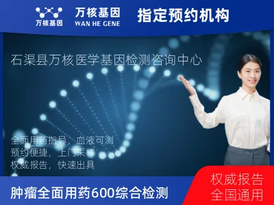 甘孜藏族自治州石渠县肿瘤全面用药600+基因检测（血液）