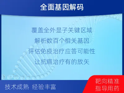 驿城-肿瘤全外显子测序-适用人群