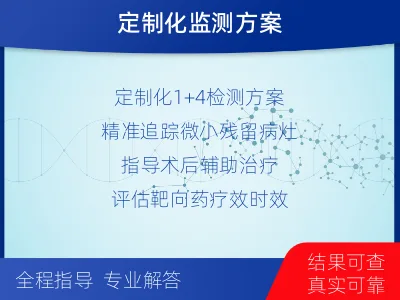 周村-1实体瘤定制化MRD基因检测-报告解读
