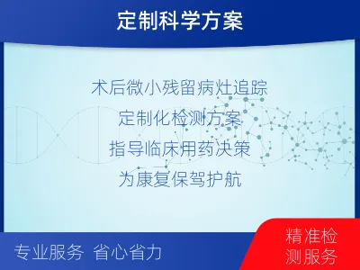 万山-1实体瘤定制化MRD基因检测-检测流程