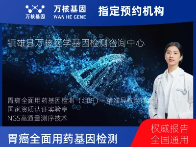 昭通市镇雄县胃癌全面用药基因检测（组织）