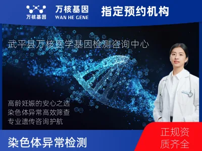 龙岩市武平县染色体异常检测