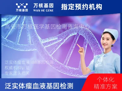 宜春市高安市泛实体瘤血液188基因检测