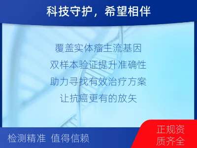 淄川-双样本-实体瘤组织462基因-检测介绍