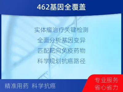 长子-双样本-实体瘤血液462基因-检测流程