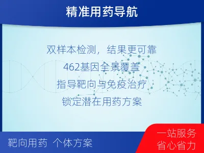 掇刀-双样本-实体瘤血液462基因-检测流程