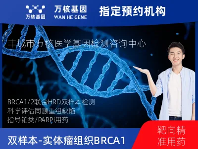 宜春市丰城市双样本-实体瘤组织BRCA1/2+HRD基因检测