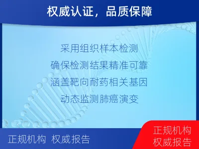 金台-肺癌基因检测-检测流程