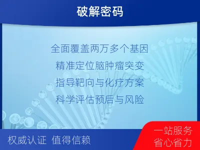 宣化-全外显子基因检测-脑肿瘤-适用人群