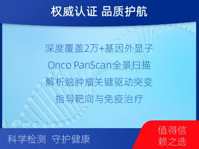 蔚-全外显子基因检测-脑肿瘤-检测介绍