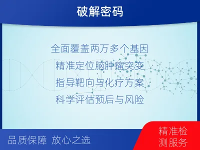 靖江-全外显子基因检测-脑肿瘤-检测流程