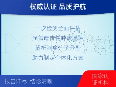 沂源-全外显子基因检测-脑肿瘤-检测流程