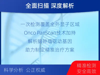 甘洛-全外显子基因检测-脑肿瘤-检测流程