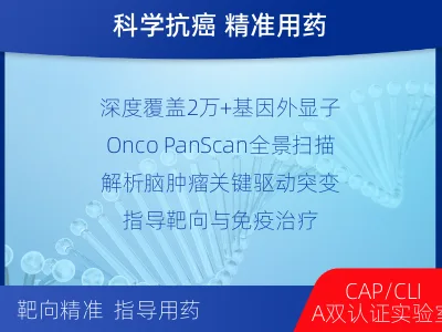 西秀-全外显子基因检测-脑肿瘤-检测流程