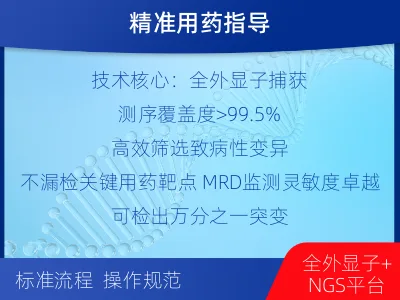 梨树-全外显子基因检测次MRD-检测流程