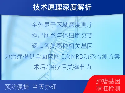 市南-全外显子基因检测次MRD-检测介绍