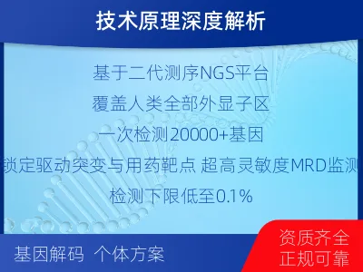 新郑-全外显子基因检测次MRD-检测介绍