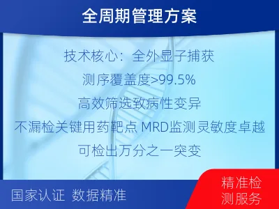嘉禾-全外显子基因检测次MRD-检测流程