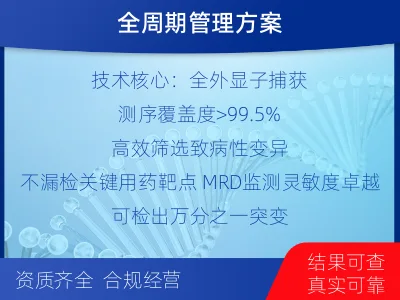 九寨沟-全外显子基因检测次MRD-检测流程
