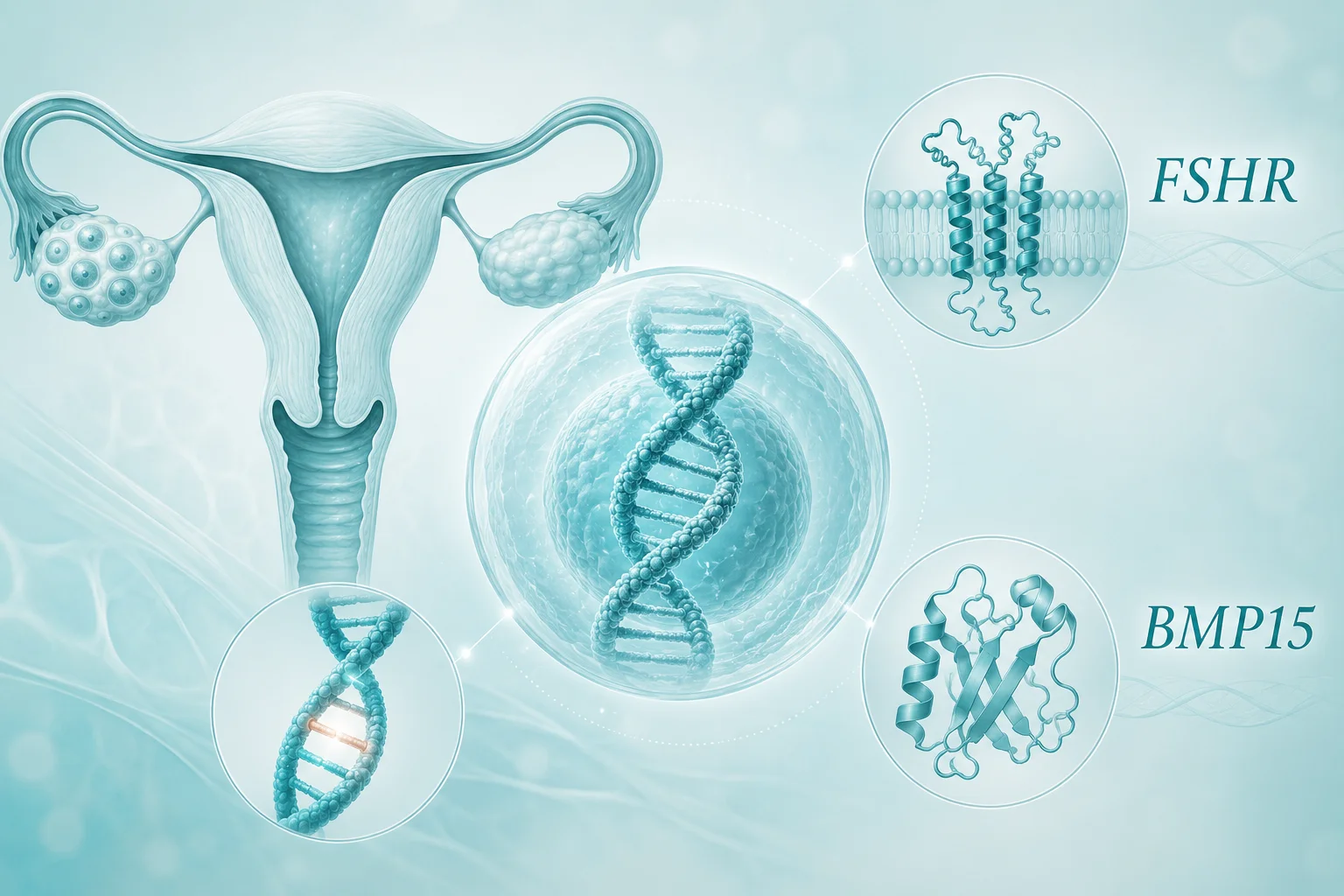 卵巢发育不全 - 女性生殖系统解剖图