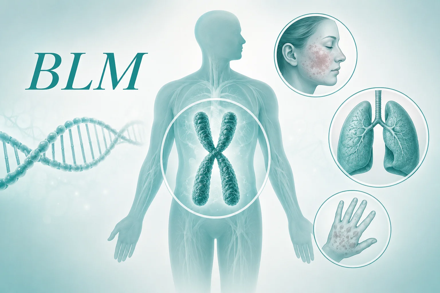 Bloom 综合征 - genetic mutation illustration