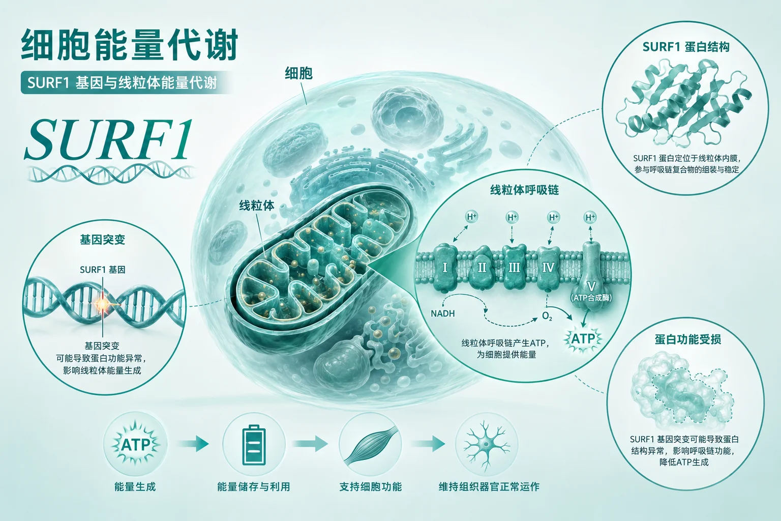 Leigh 综合征 由于COX IV 缺乏 - 细胞能量代谢