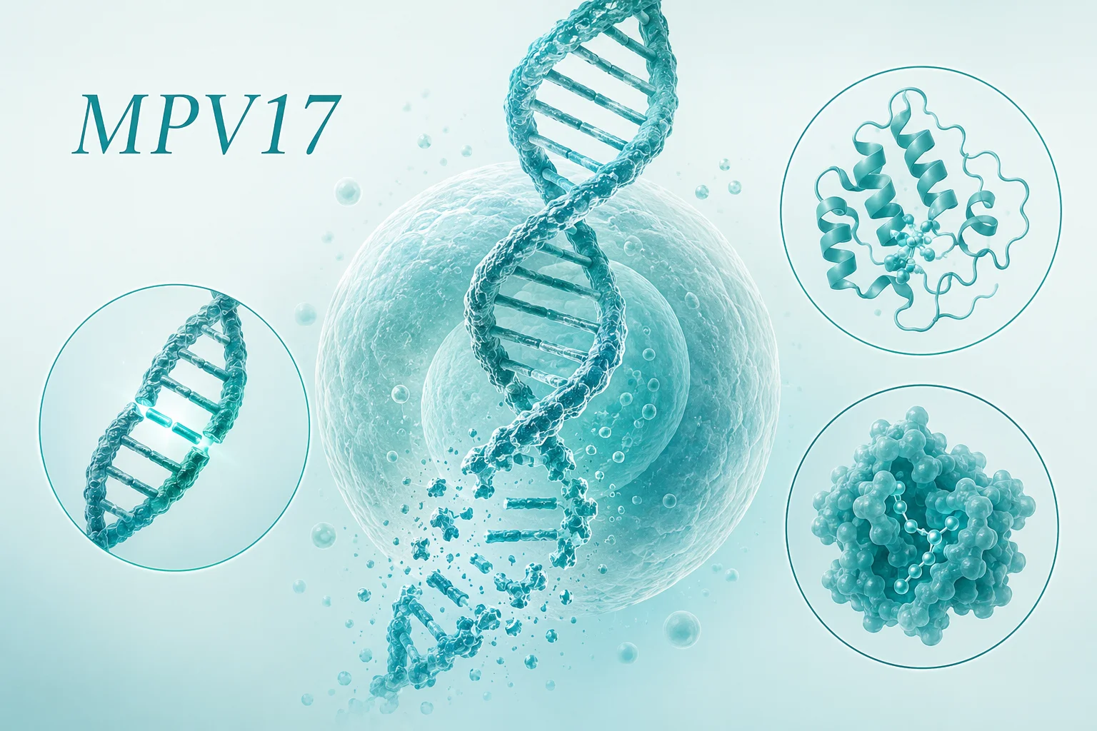 肝脑型线粒体DNA 耗竭综合征6 型 - DNA耗竭概念图