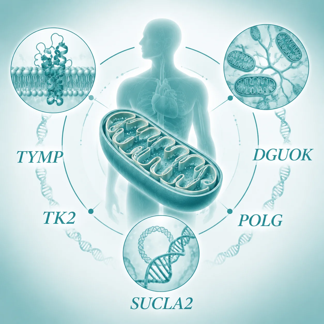 线粒体DNA 缺失综合征 - 线粒体结构