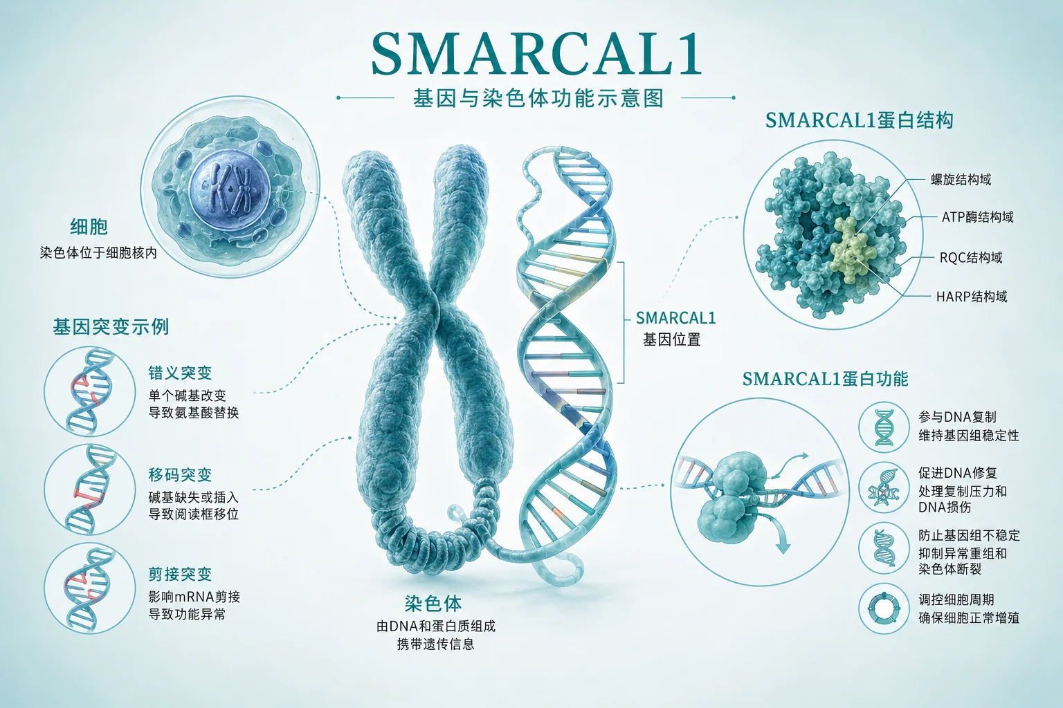 免疫－骨发育不良Schimke 型 - DNA helix