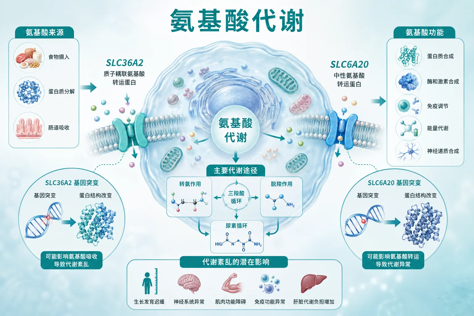 高甘氨酸尿症 - 氨基酸代谢通路