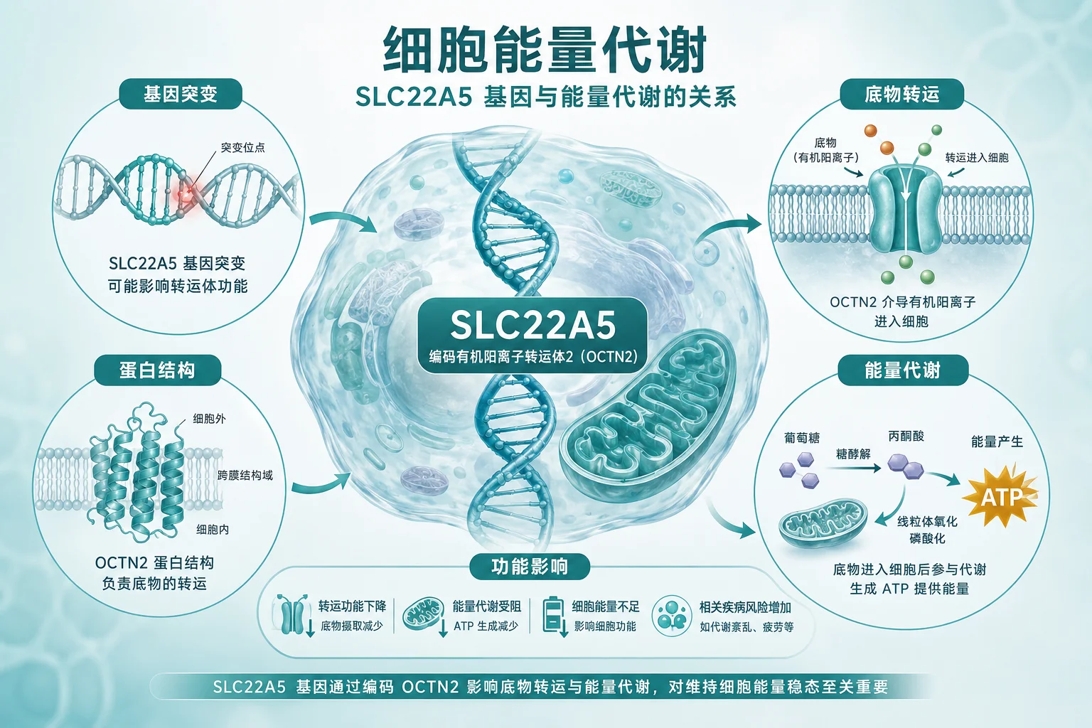 原发性肉碱缺乏症 - 细胞能量代谢