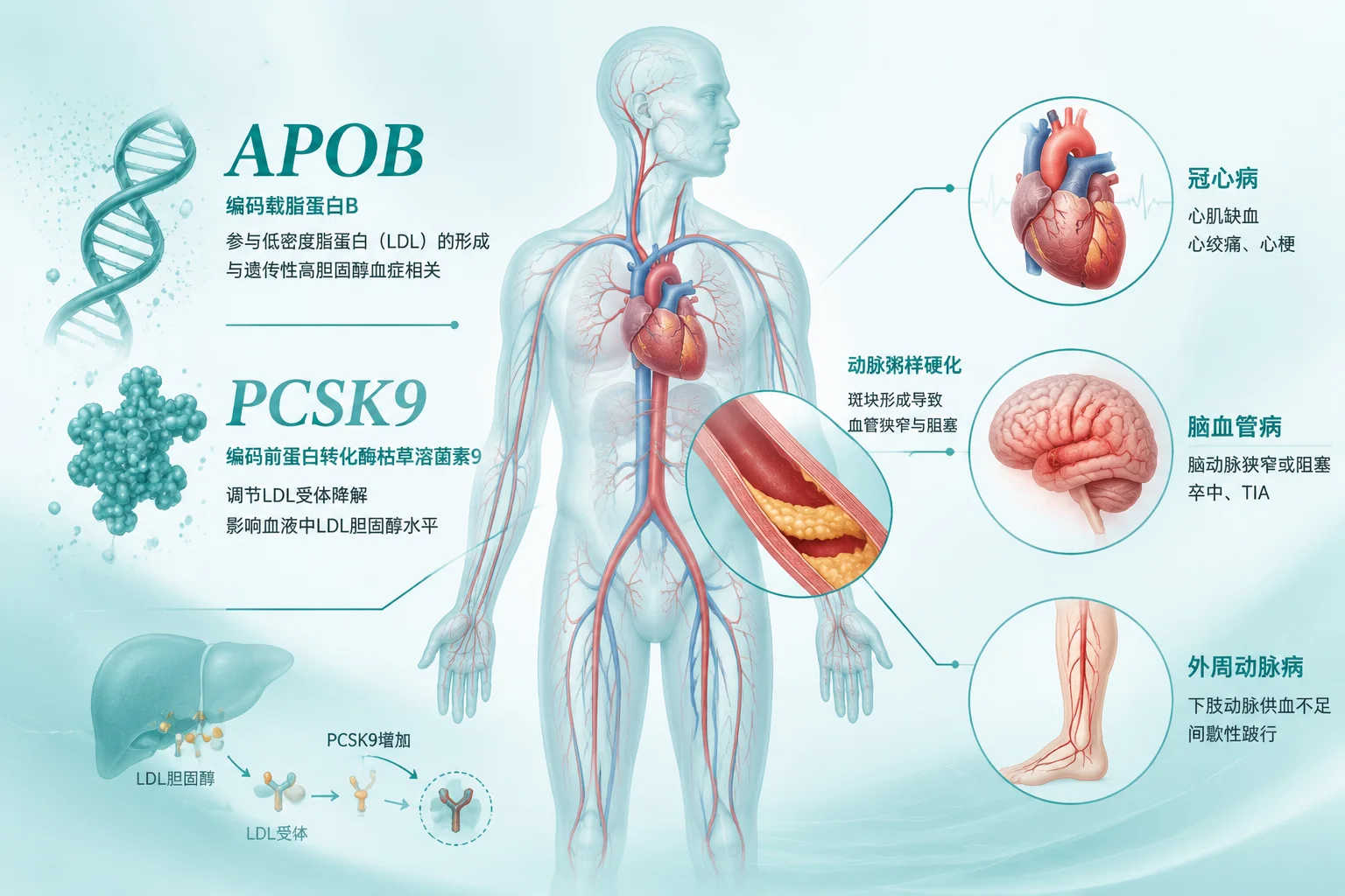 家族性高胆固醇血症 - 血管与脂质沉积