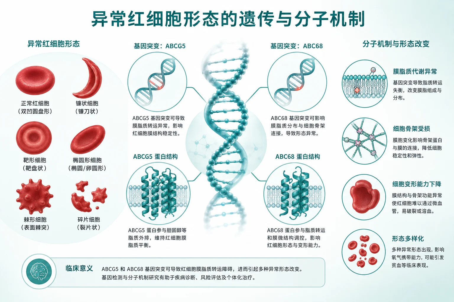 遗传性口形红细胞增多症 - 红细胞形态异常