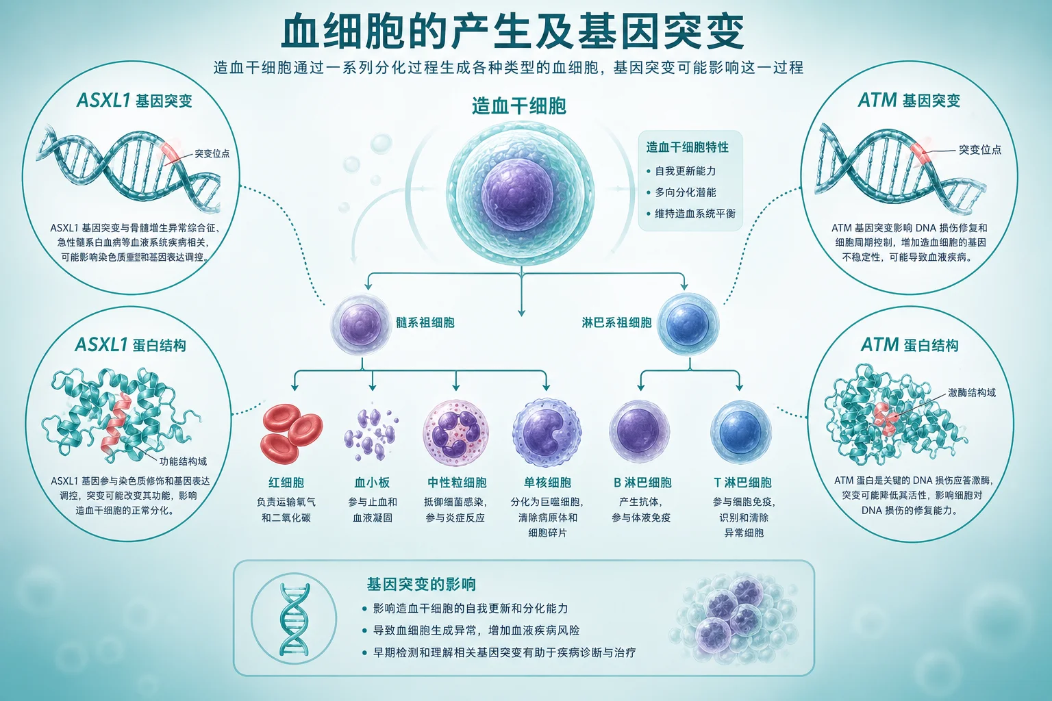 MDS/MPN 相关 - 血细胞生成过程