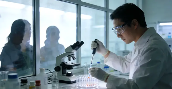 北戴河亲子鉴定实验室工作场景