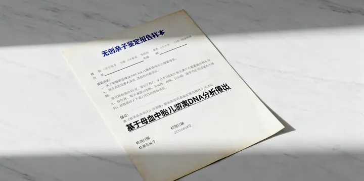 孟州亲子鉴定报告样本