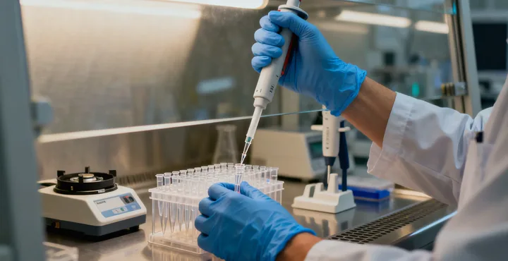 呼和浩特DNA检测实验室工作场景