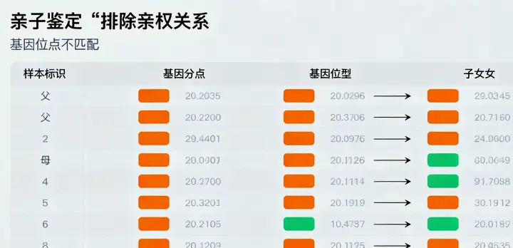 孝义亲子鉴定报告样本