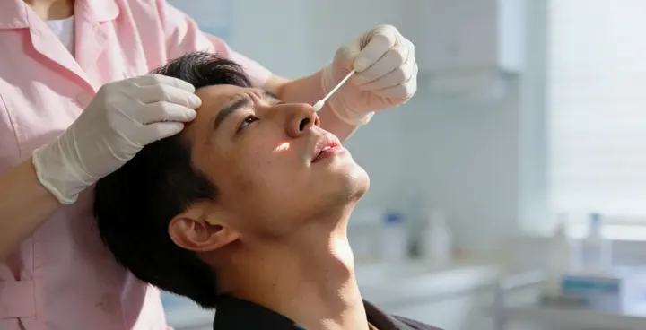 卢龙亲子鉴定样本采集现场