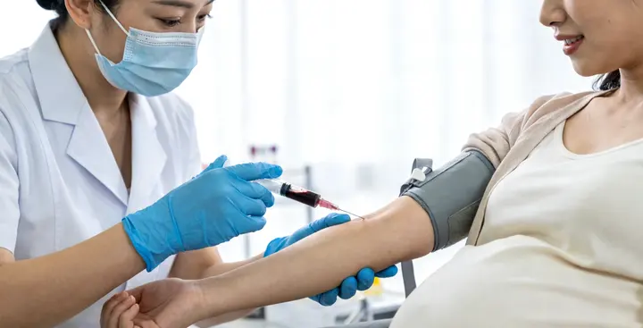 威县无创胎儿亲子鉴定安全抽血示意图